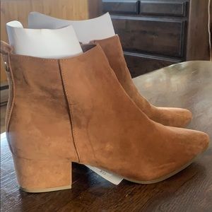A New Day Brown Booties Size 12